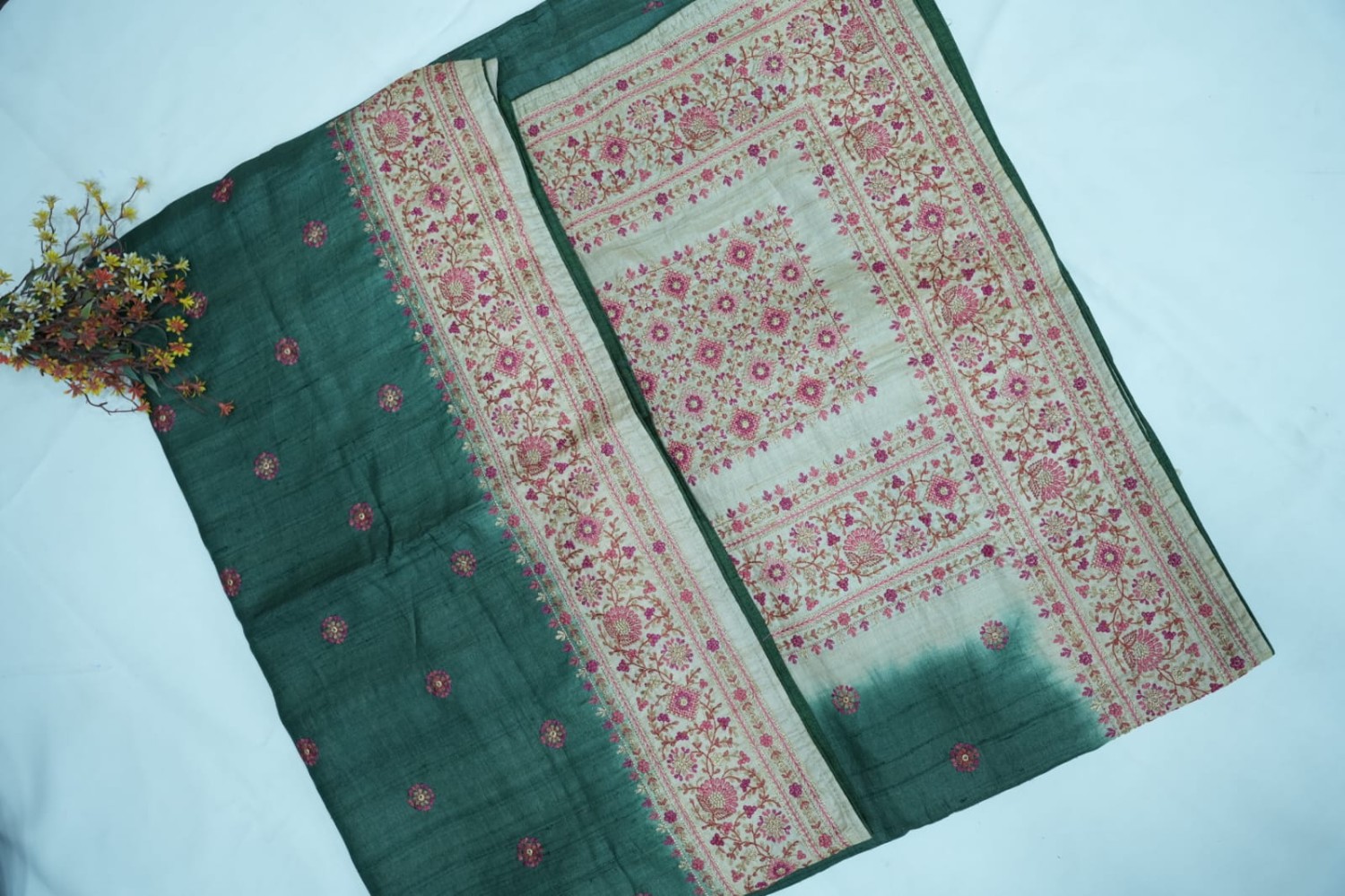 Pure Tussar saree